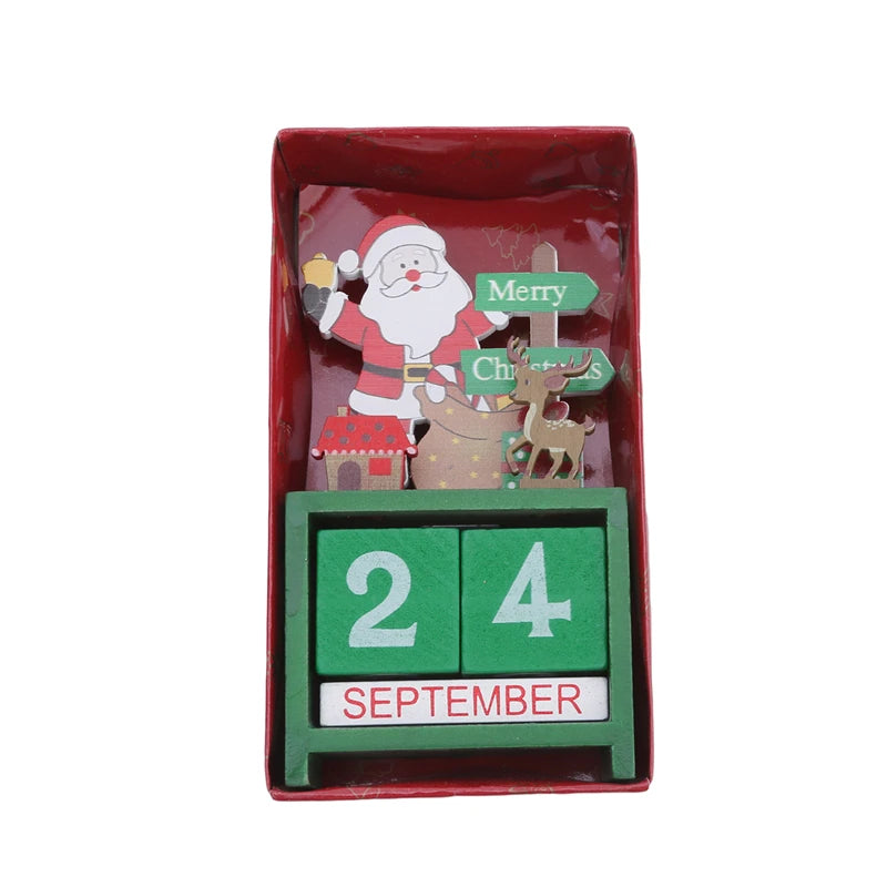 Festive Wooden Countdown Calendar - Santa & Friends - Image 17