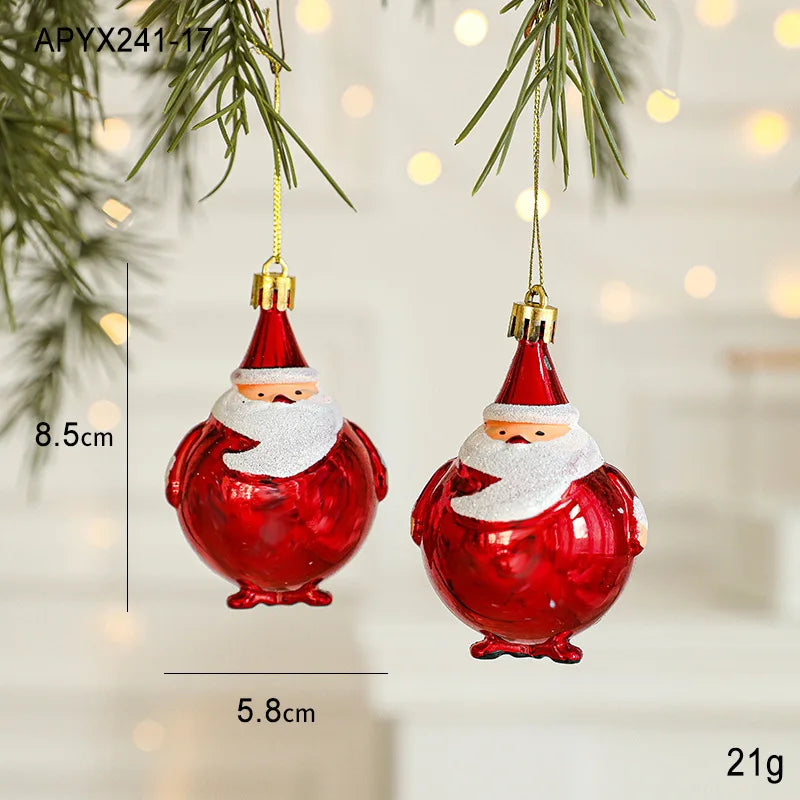 Elegant Red Christmas Ball Ornaments for Festive Decor - Image 5