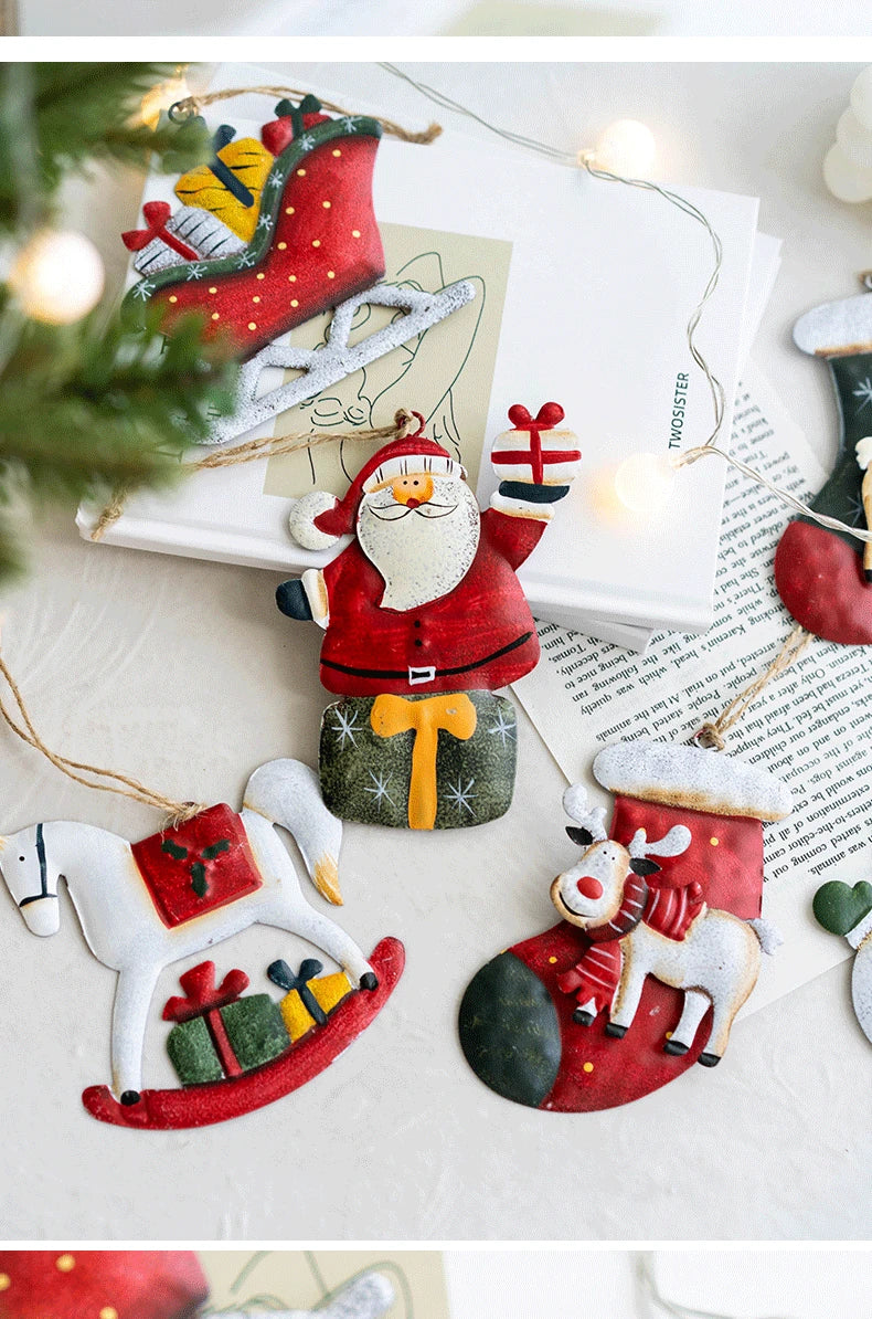 Charming Wrought Iron Christmas Tree Ornaments - Image 21