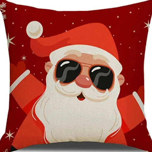 Festive Santa Claus Christmas Pillowcases for Cozy Decor - Image 18