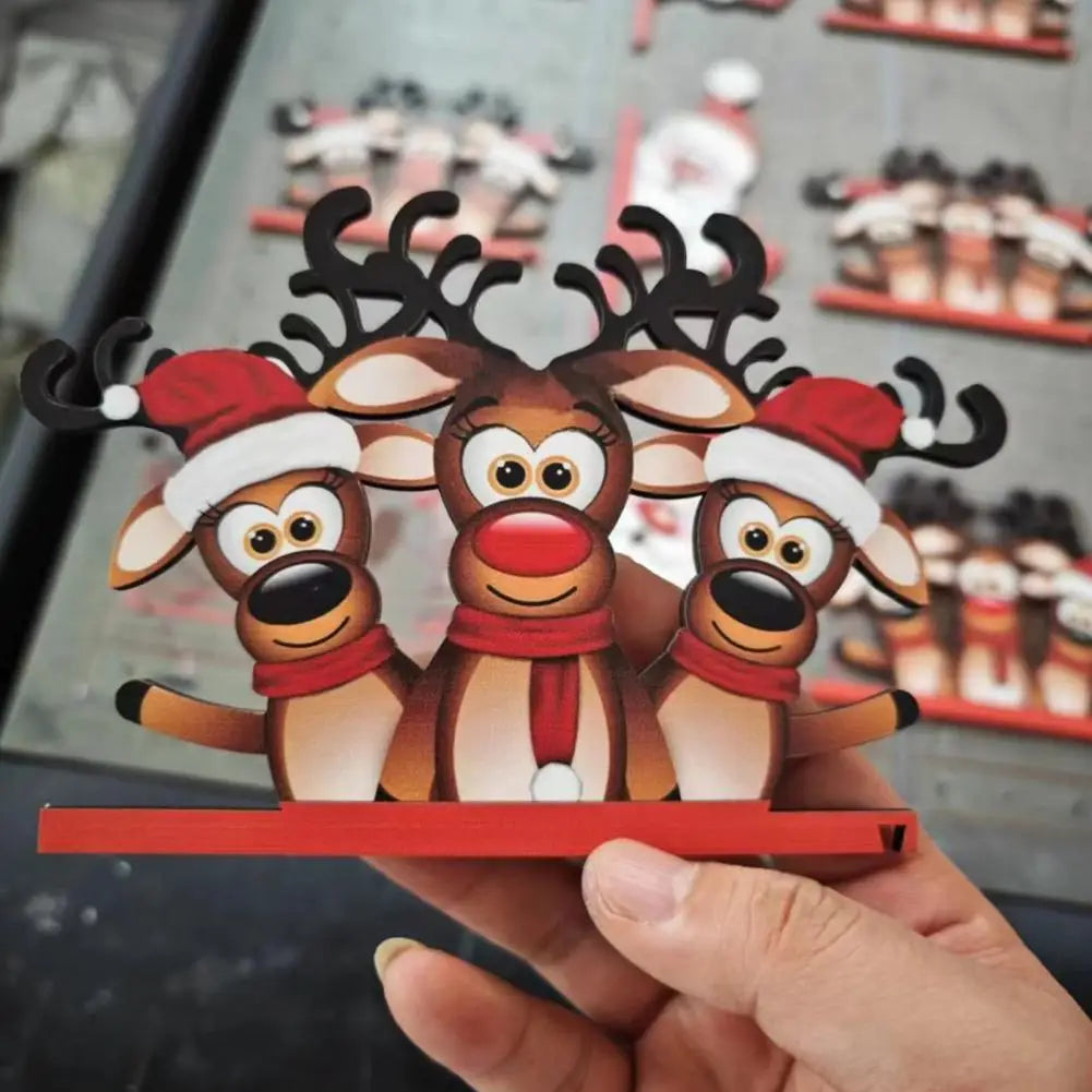 Charming Christmas Door Corner Decorations: Santa & Friends - Image 9