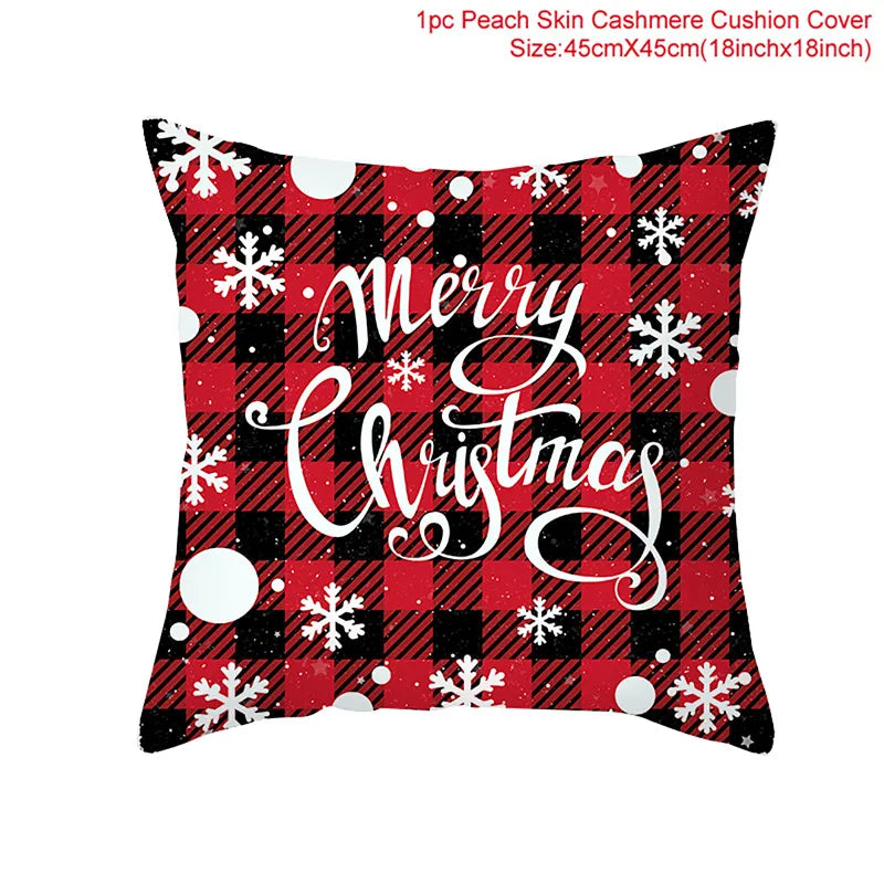 Festive 45cm Christmas Cushion Cover - Merry Decor - Image 32