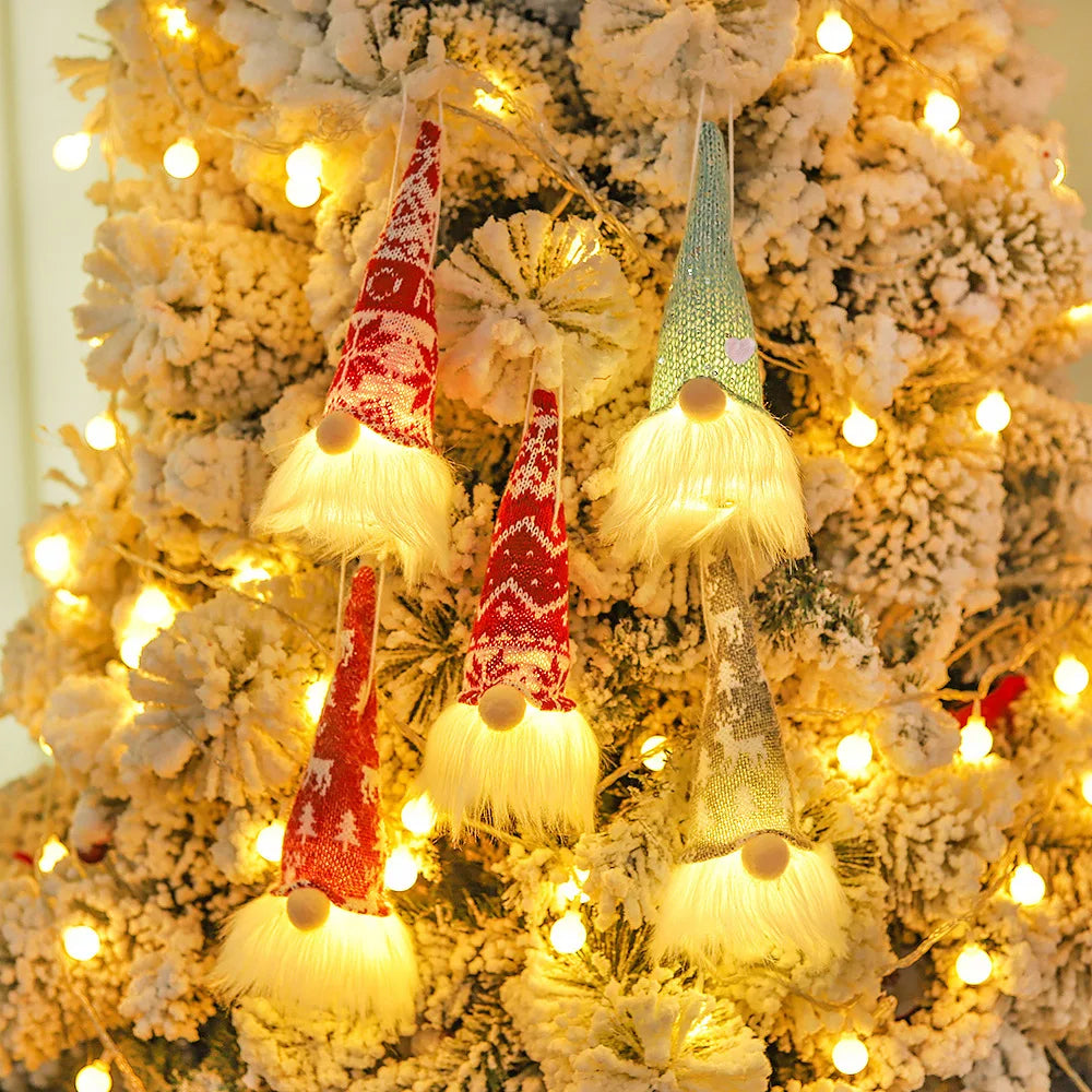 Glowing Gnome Christmas Tree Hanging Ornament - Image 5