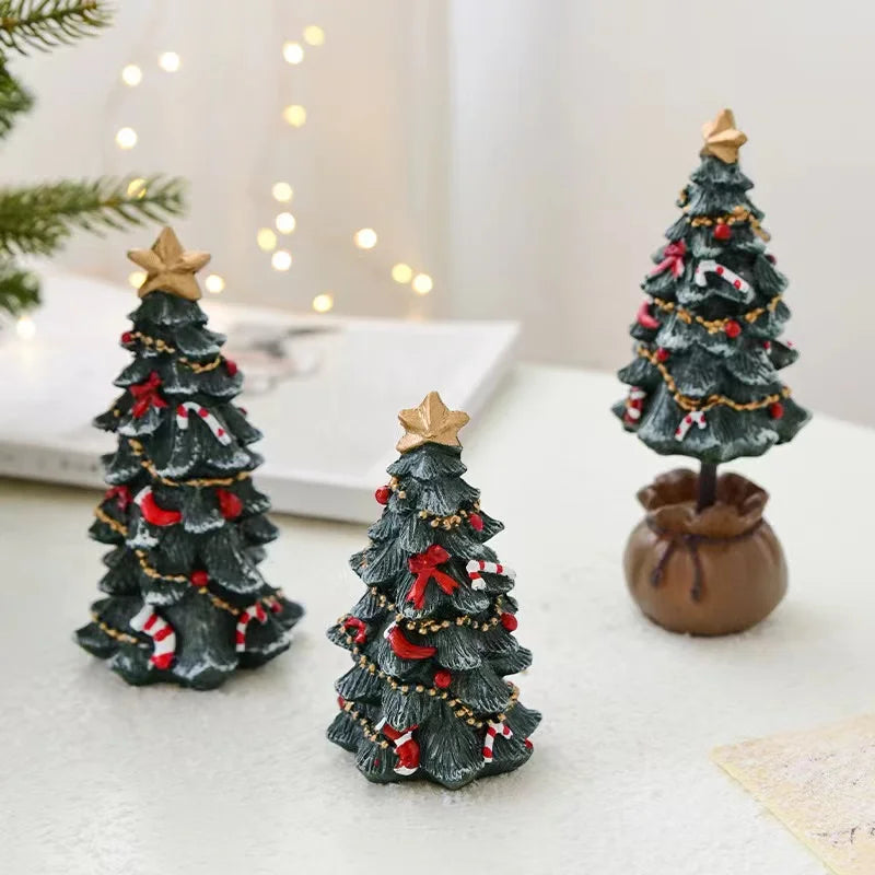 Charming Mini Desktop Christmas Tree Ornament Gift