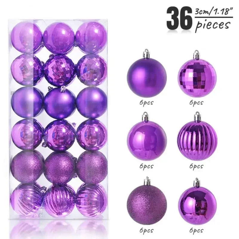 Unbreakable Shatterproof Christmas Baubles Set - Image 21