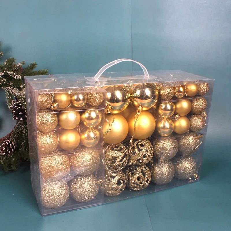 100 Christmas Baubles for Festive Tree Decor - Image 17