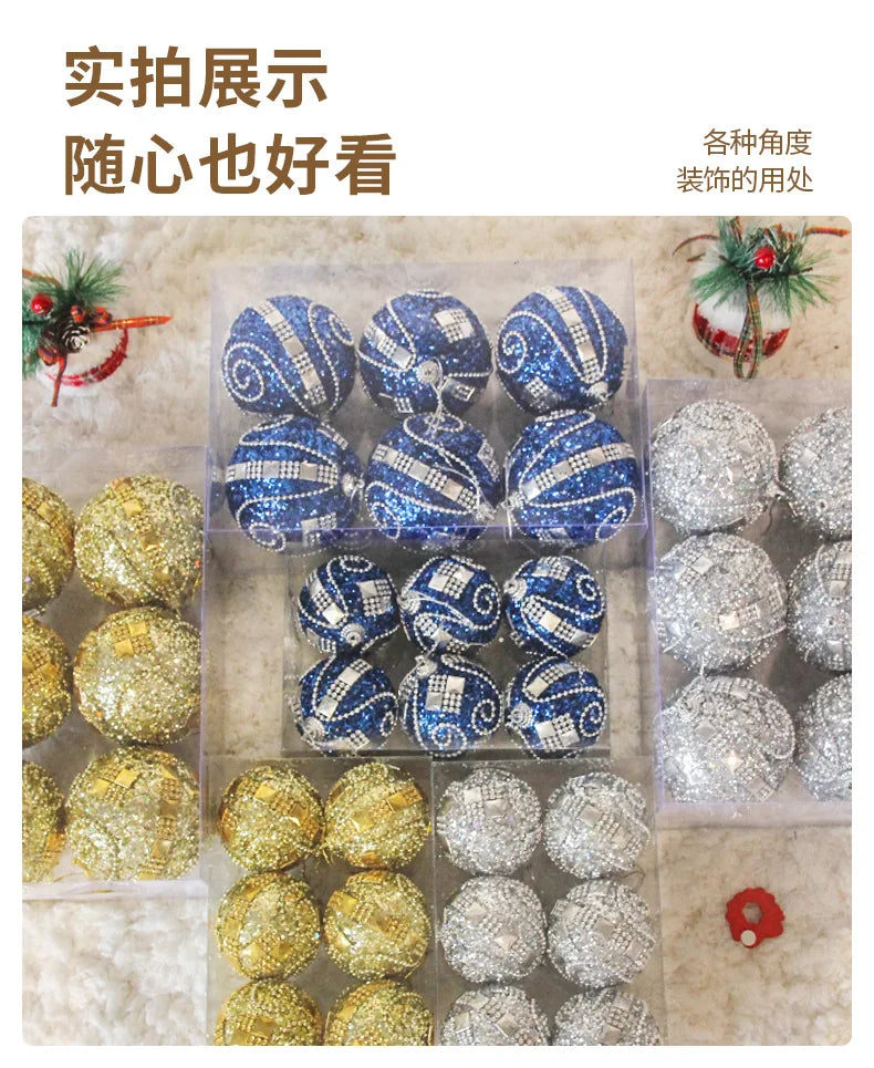 6CM Christmas Ball Ornaments - Set of 6 - Image 12
