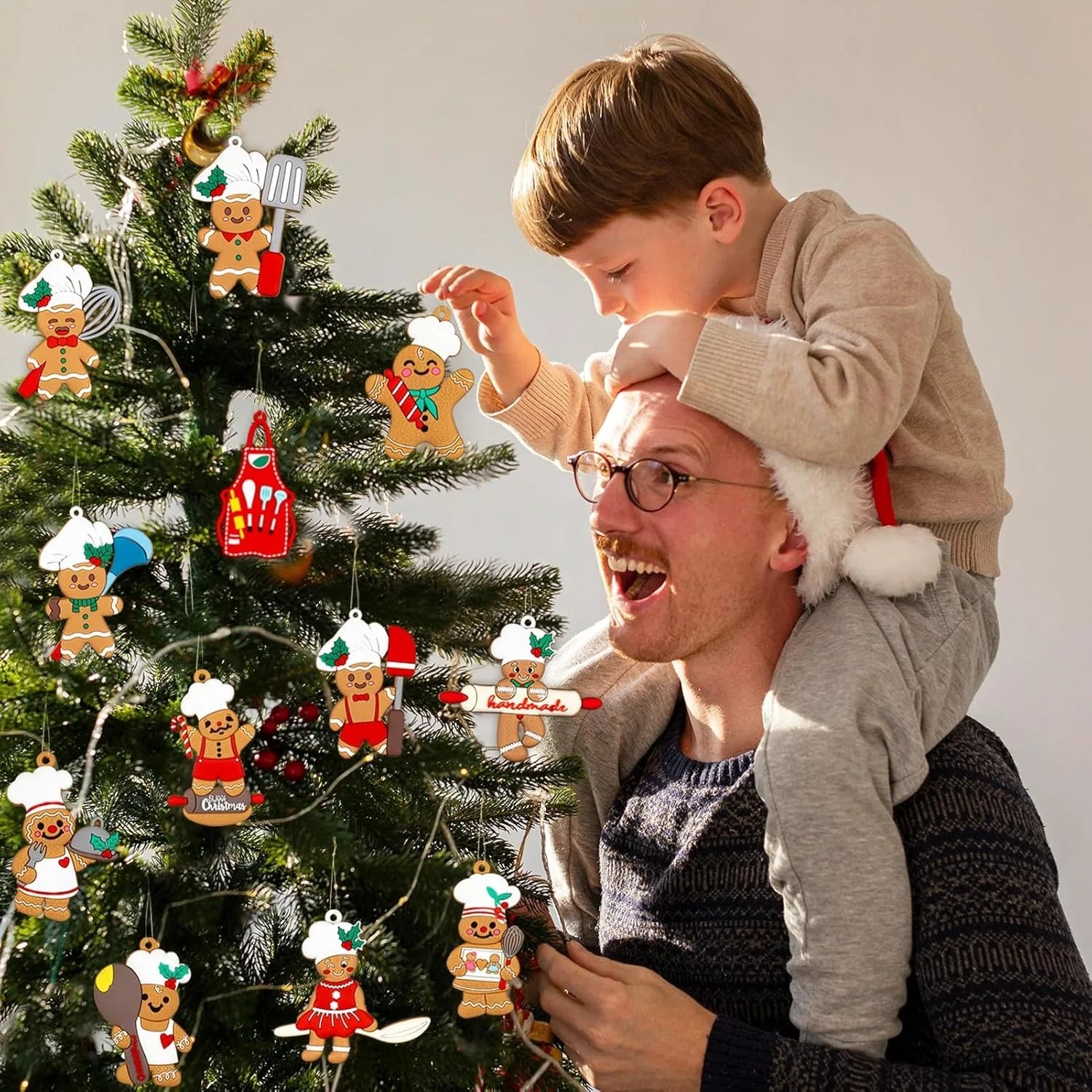 Charming Gingerbread Man Christmas Tree Ornaments - Image 25