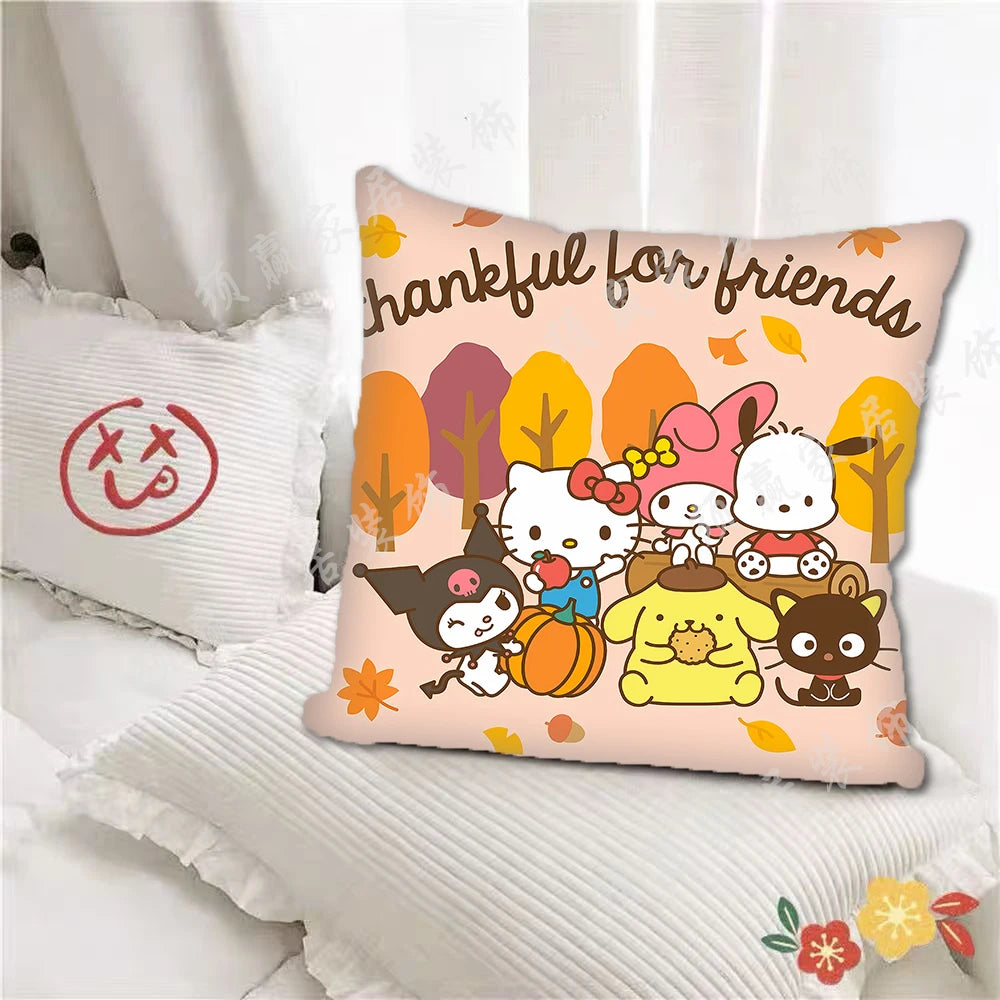 Festive Hello Kitty Pillow Cover for Christmas Cheer - Image 5