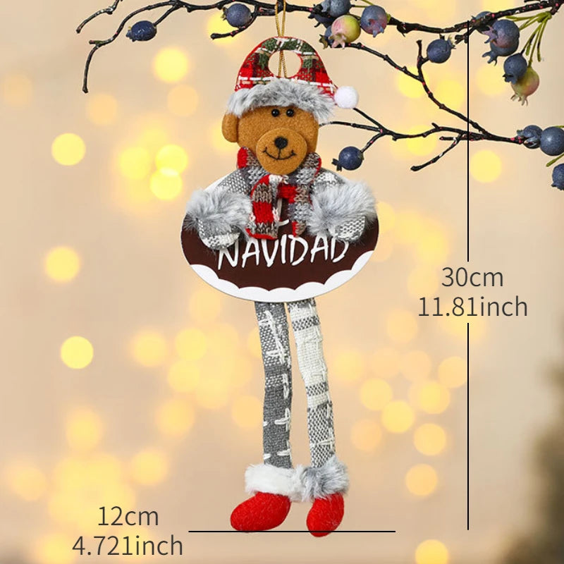Charming Pink Christmas Doll & Animal Ornaments - Image 37