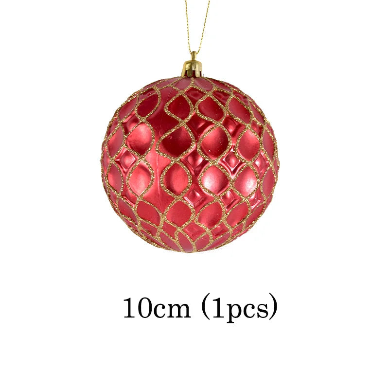 Festive PVC Christmas Tree Ornaments & Decorations - Image 6
