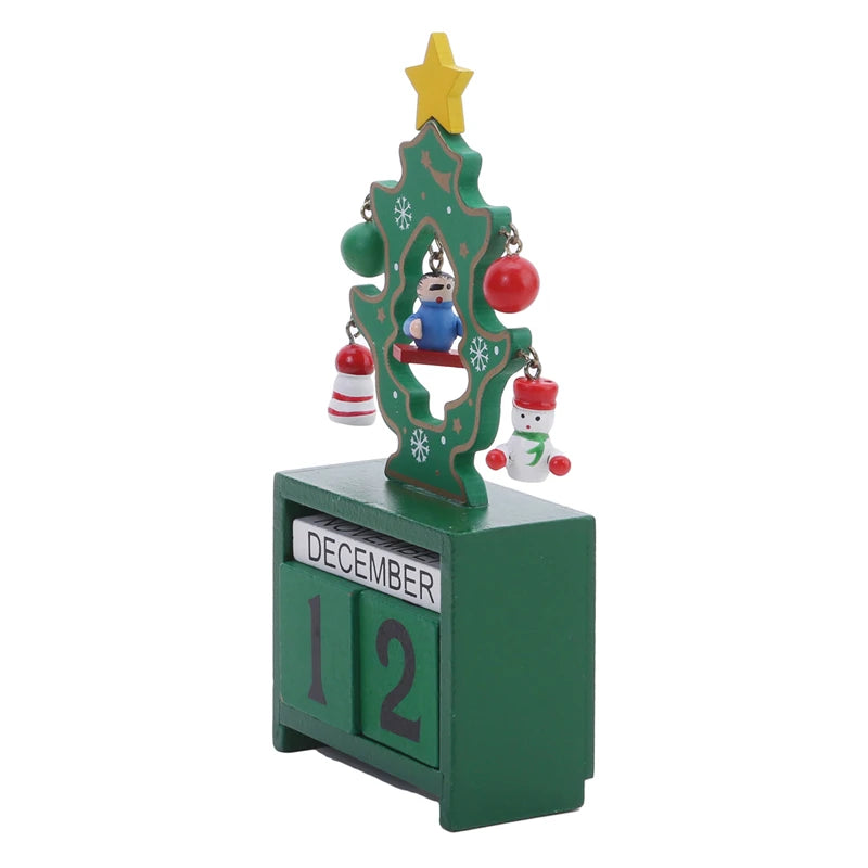 Festive Wooden Countdown Calendar - Santa & Friends - Image 11