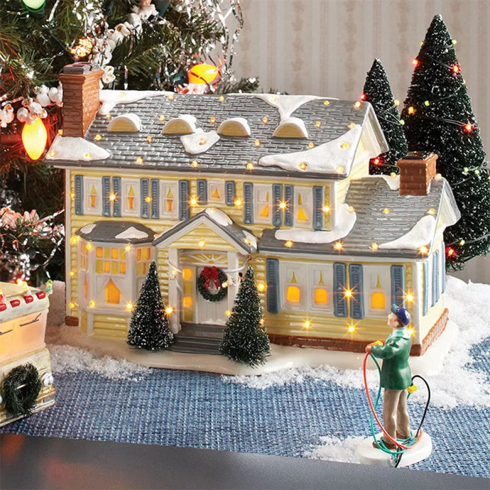 Rotating LED Popcorn House Christmas Decor - Image 23