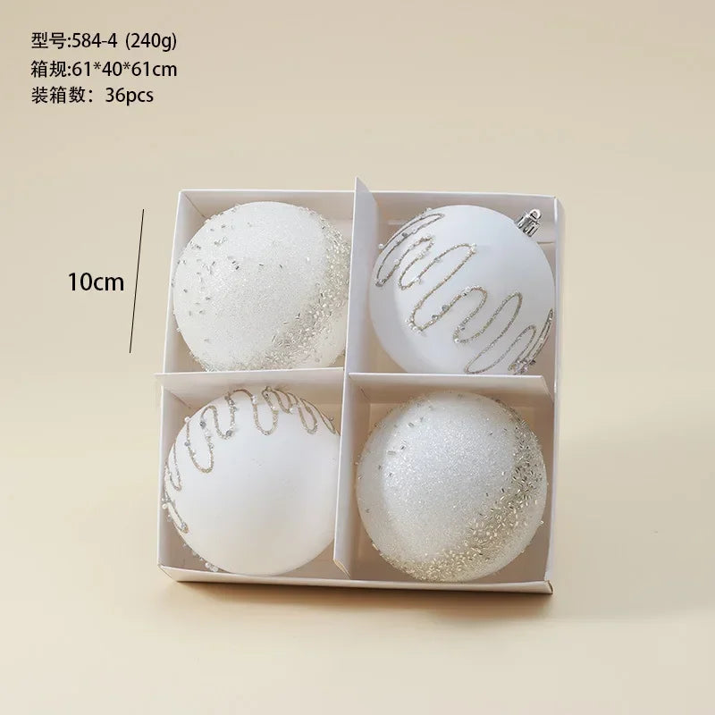 Sparkling Champagne Christmas Balls for Festive Decor - Image 31