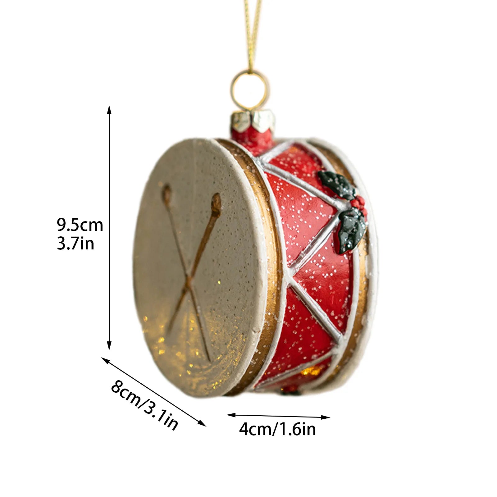 Charming Assorted Christmas Hanging Ornaments - 12cm - Image 7