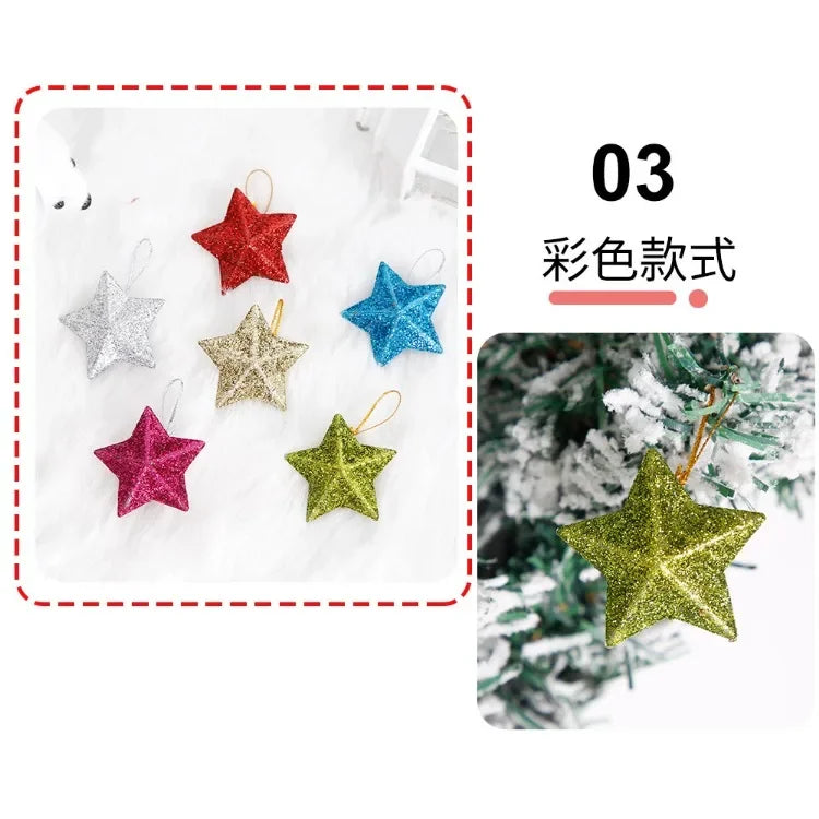 Elegant Gold Star Pendant for Christmas Trees - Image 9