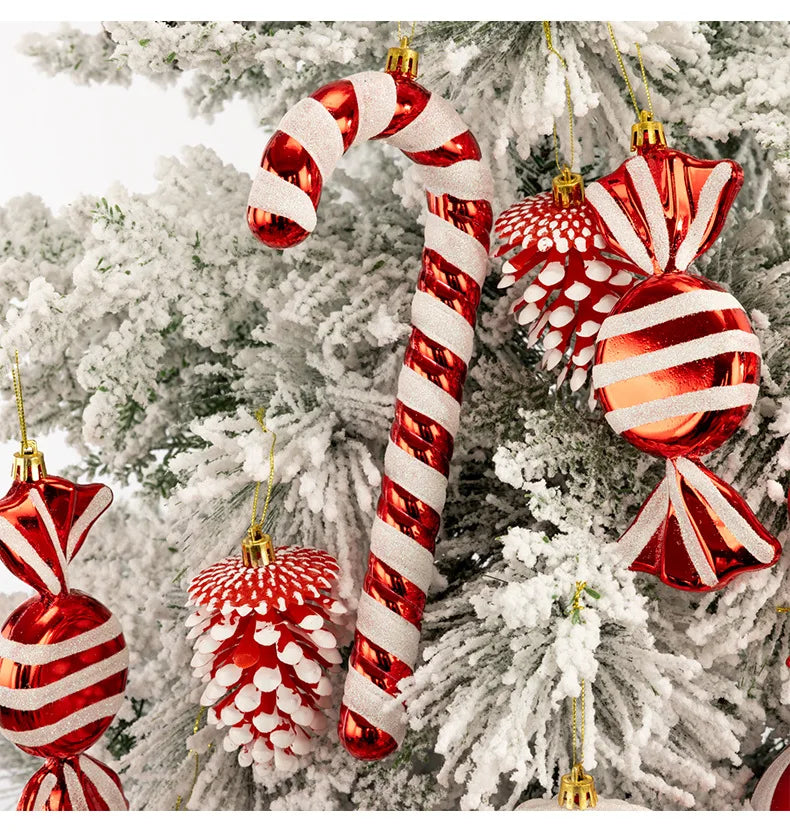 Colorful 26-Piece Special-Shaped Christmas Ornaments - Image 35