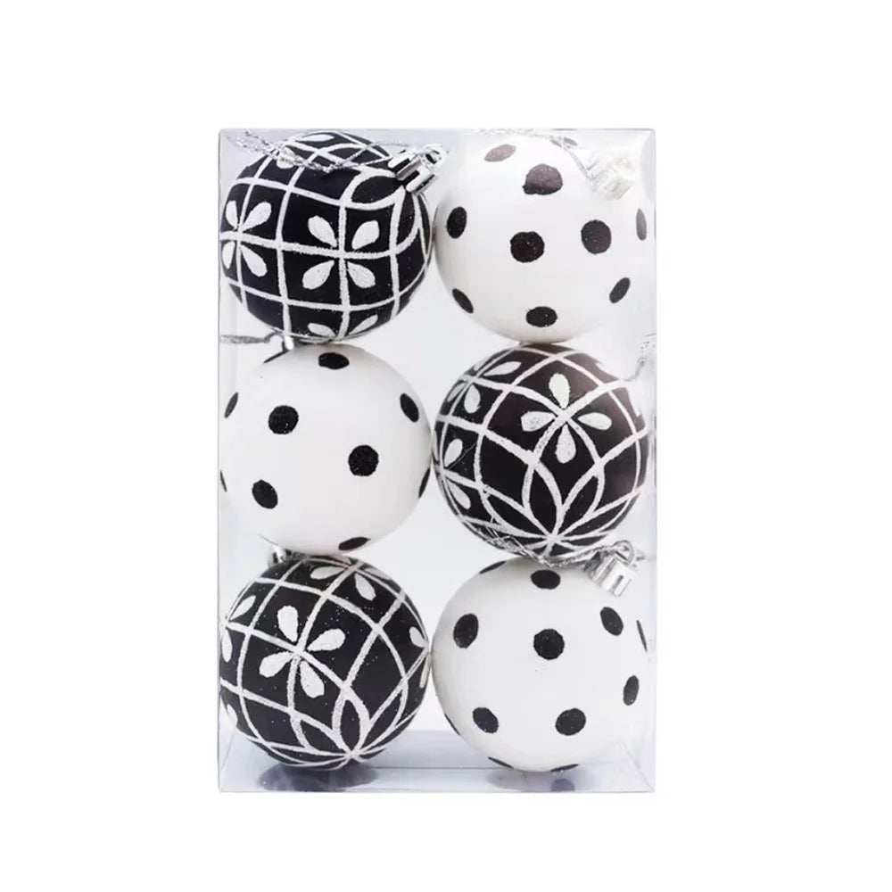 Sparkling 6PCS Sequin Christmas Ball Ornaments - Image 2