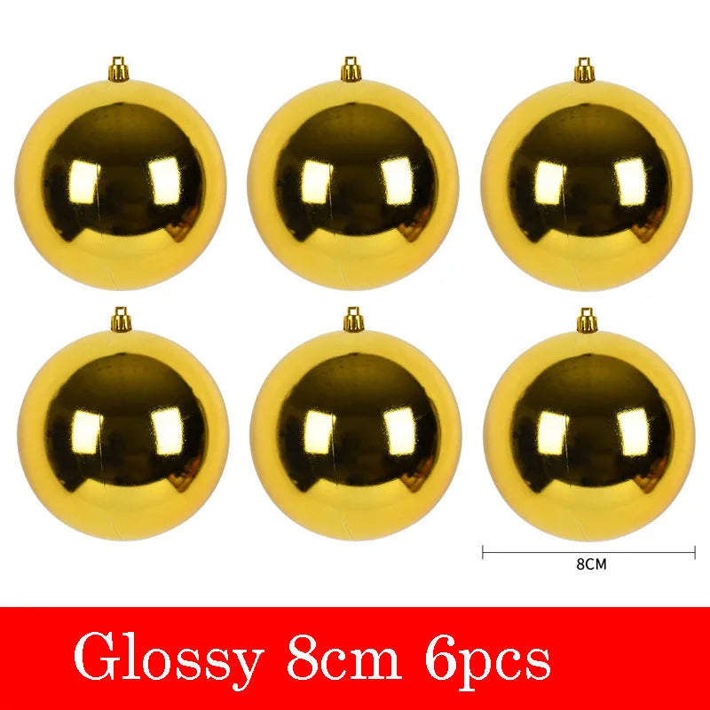 Sparkling Gold Christmas Decorative Hanging Ornaments - Image 16