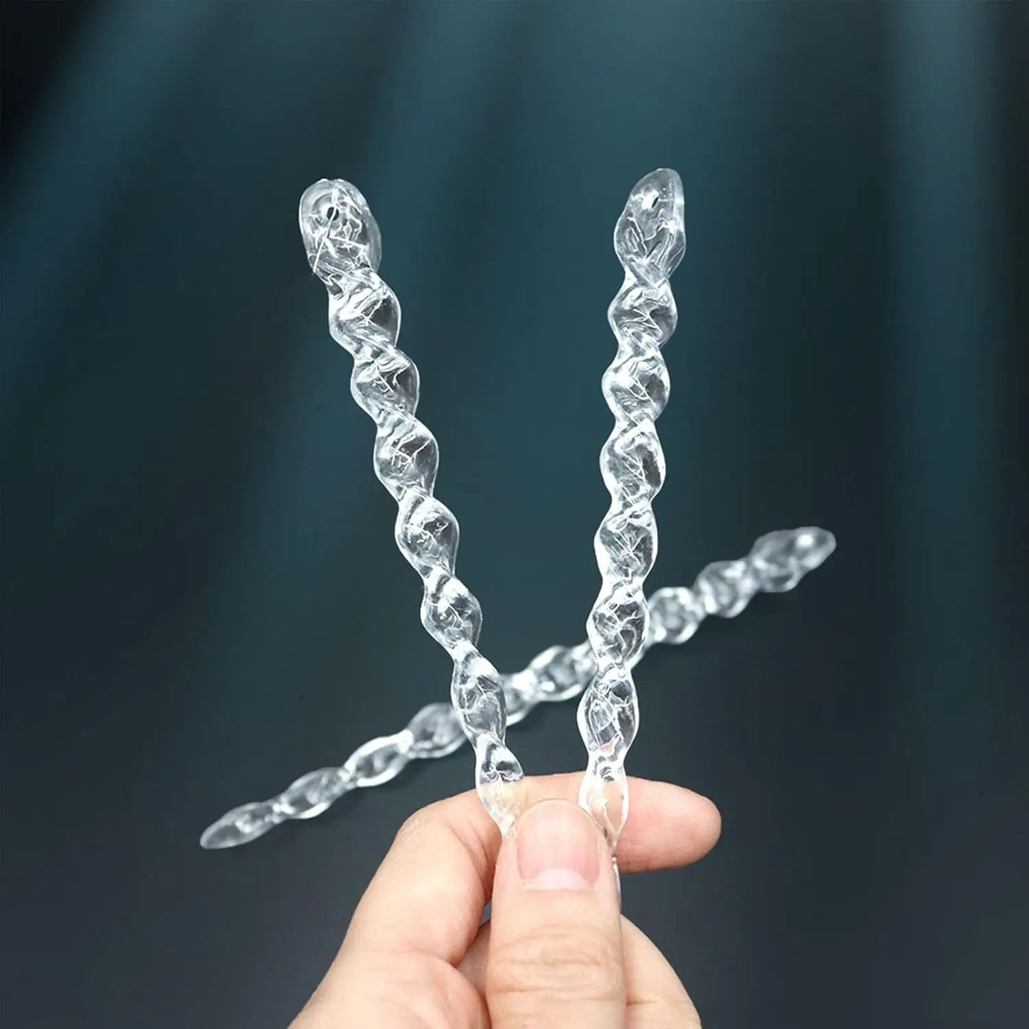 Charming Clear Acrylic Snowflake Icicle Ornaments - Image 12