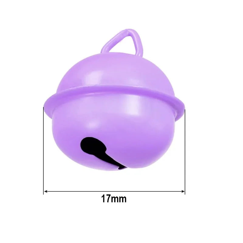 Colorful 17mm Jingle Bells for Festive Ornaments - Image 3