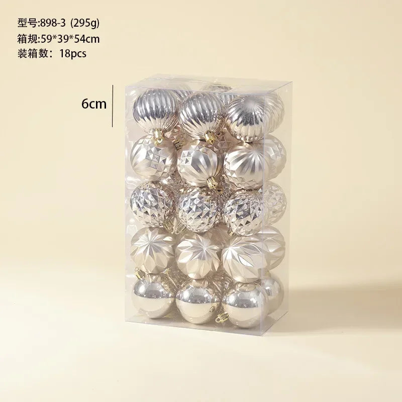 Sparkling Champagne Christmas Balls for Festive Decor - Image 26