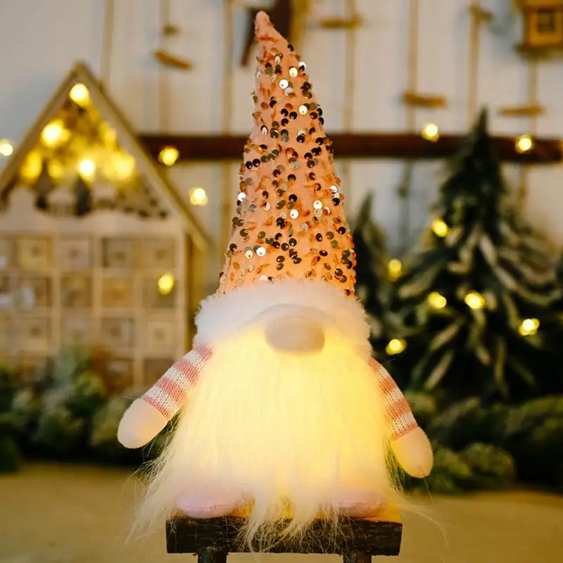 Charming Faceless Rudolph Gnome Christmas Ornament - Image 15