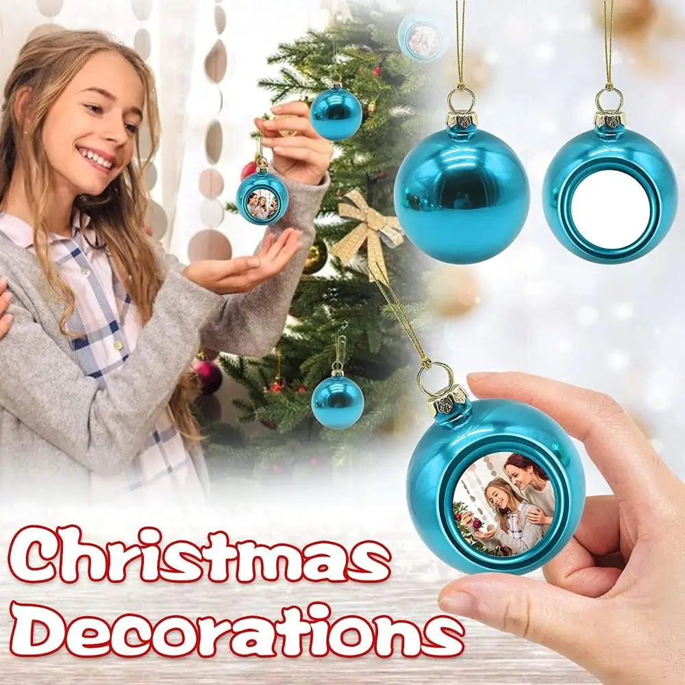 Shatterproof Fillable Christmas Baubles with Loop - Image 12