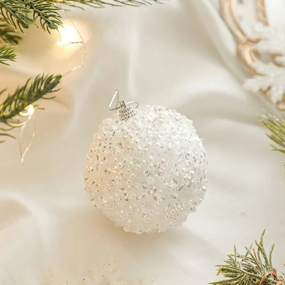 Elegant Shatterproof Foam Sequin Christmas Ornaments - Image 17