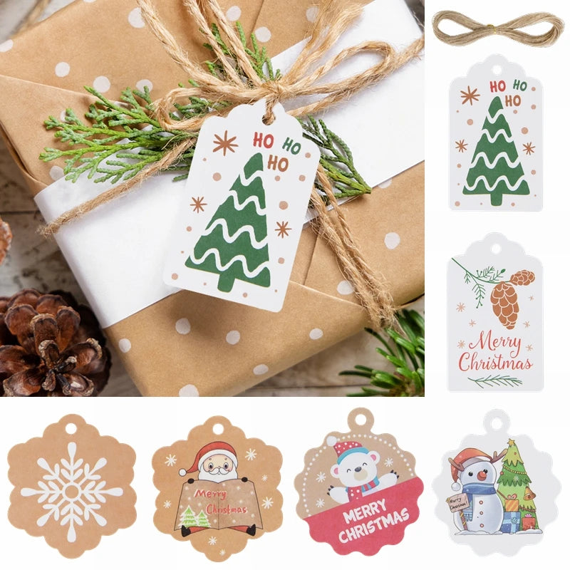 100 Festive Christmas Gift Tags for Creative Wrapping