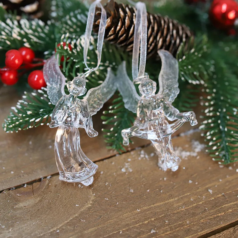 Charming Clear Acrylic Snowflake Icicle Ornaments - Image 9