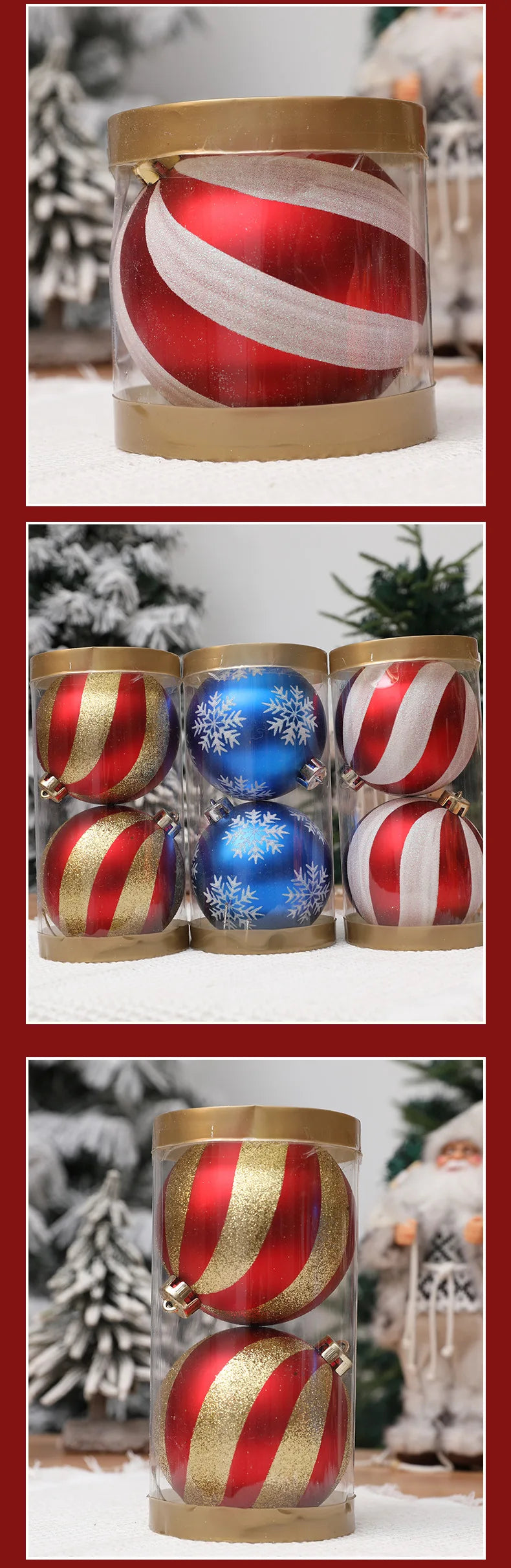 Festive Big Pumpkin Christmas Ornament Set - 1-3pcs - Image 28