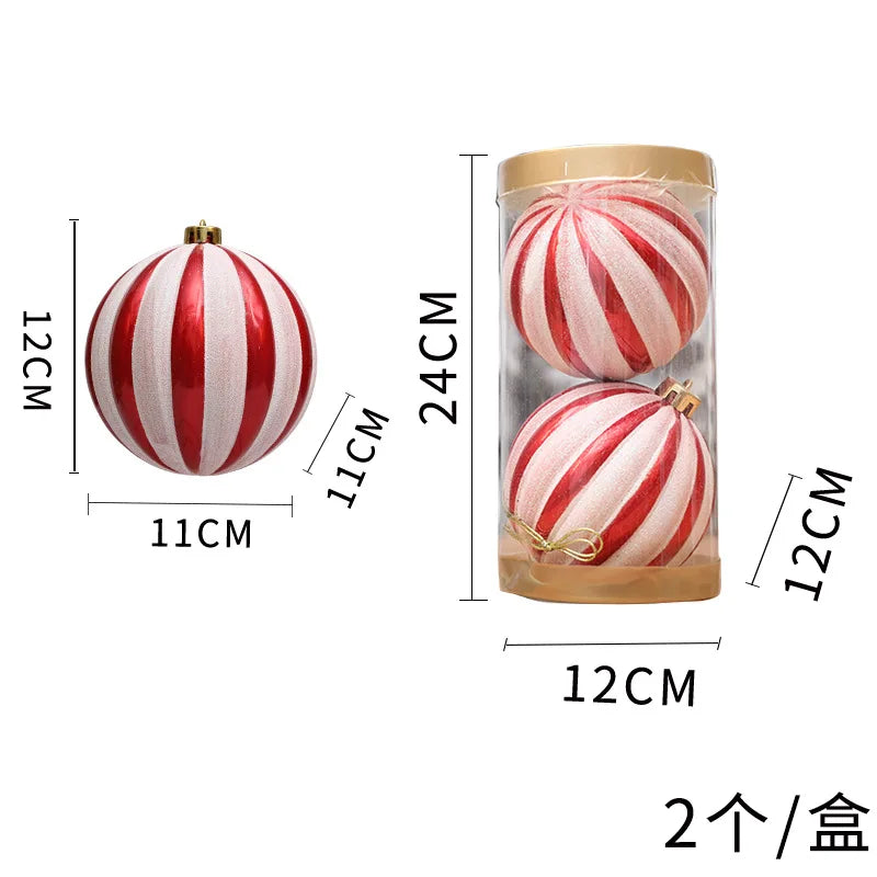 Festive Big Pumpkin Christmas Ornament Set - 1-3pcs - Image 36