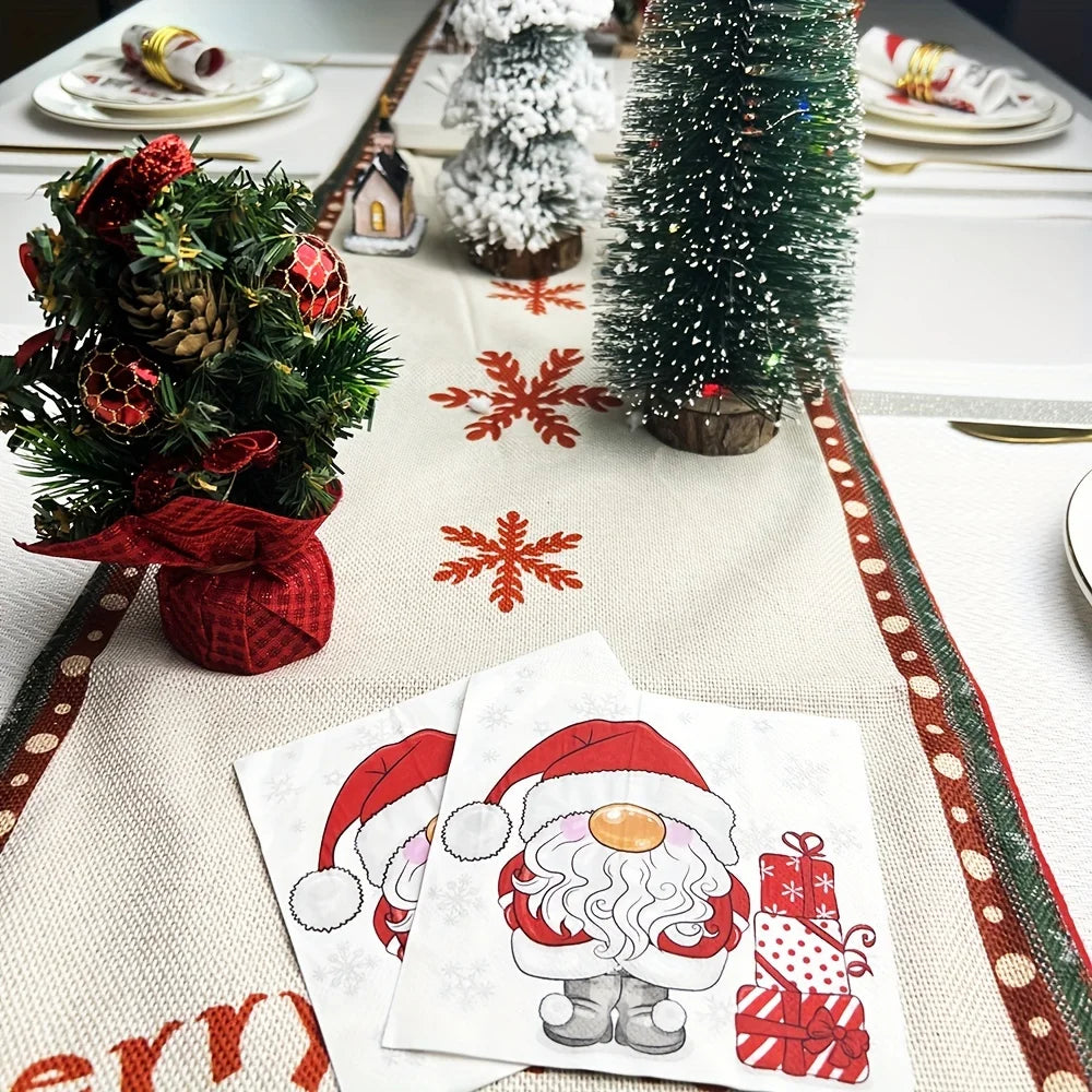 Festive 3-Layer Christmas Napkins – 20 Pack - Image 7