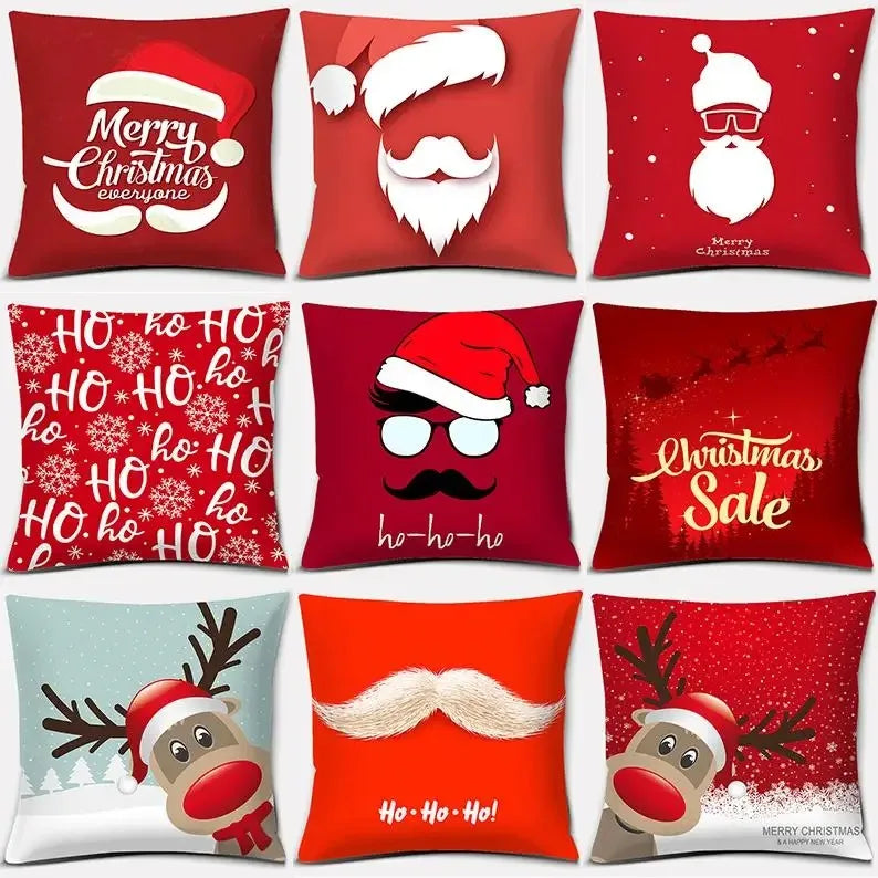 Festive Santa Claus Pillowcases for Cozy Decor