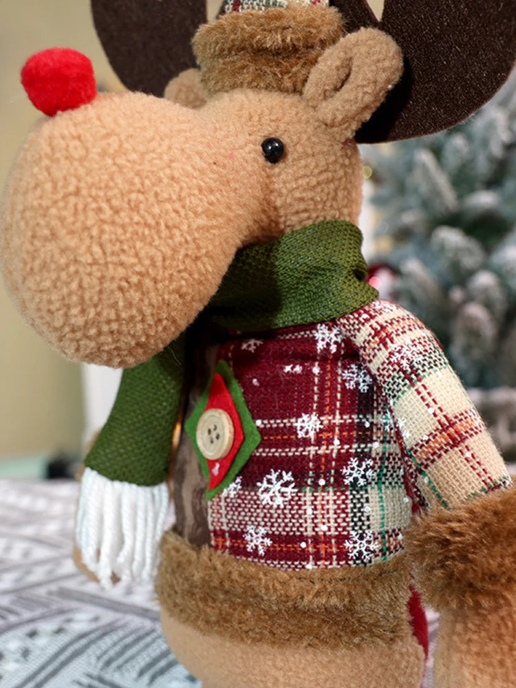 Festive Santa & Snowman Plush Decor for Kids - Image 5