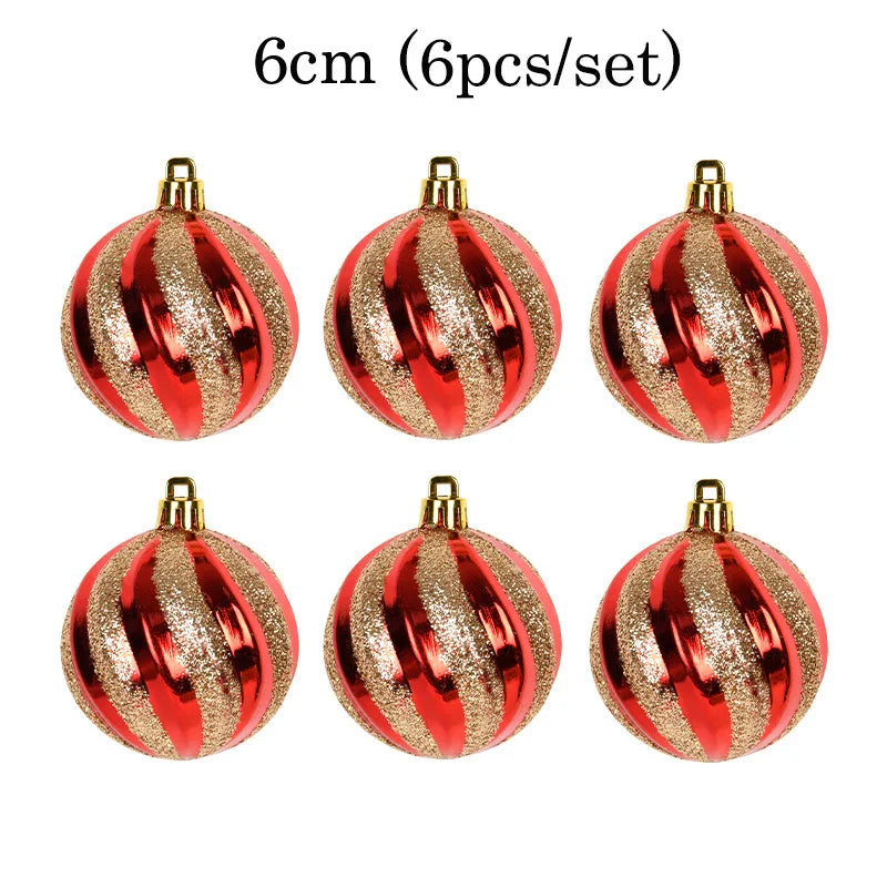 Festive PVC Christmas Tree Ornaments & Decorations - Image 28