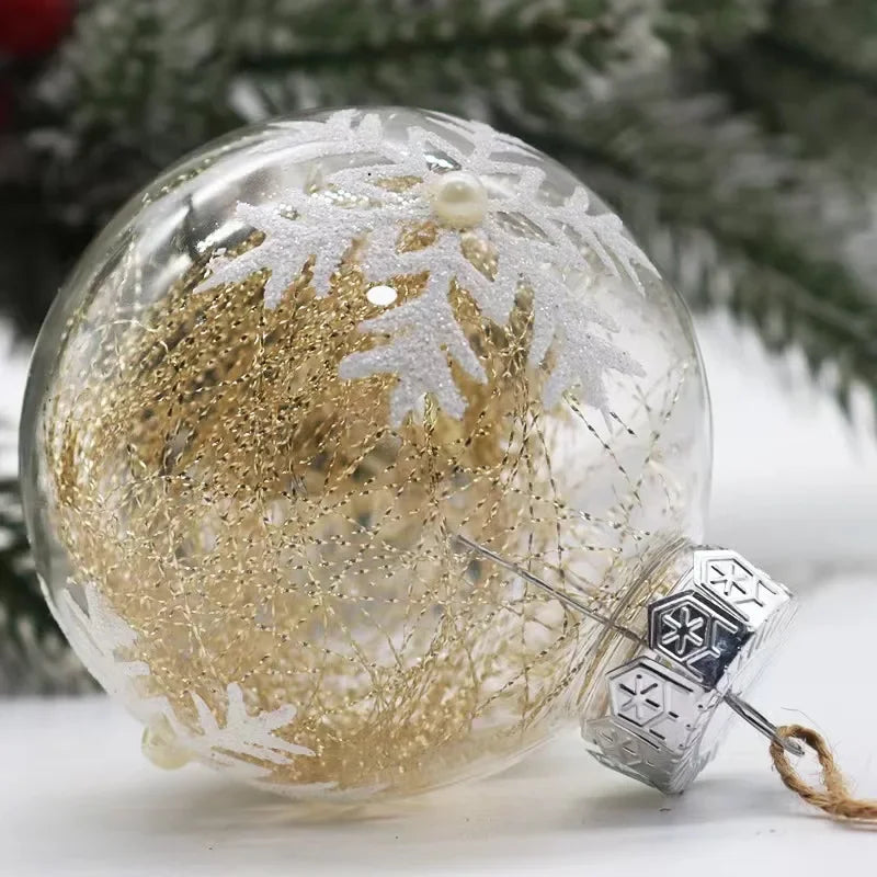Shatterproof Christmas Tree Ornaments - 8CM Balls - Image 19