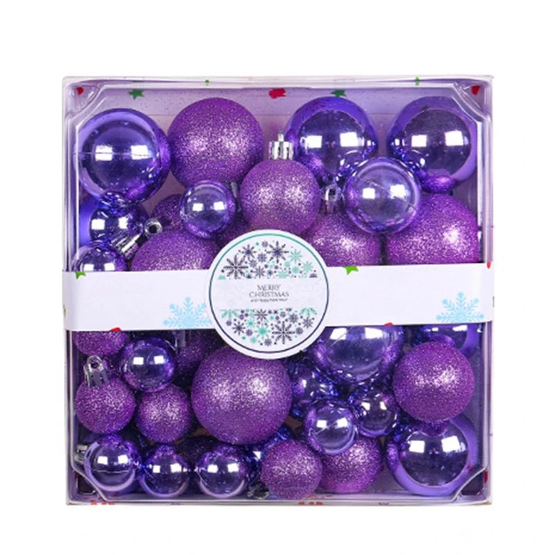 Versatile Shatterproof Christmas Ball Ornament Set - Image 8