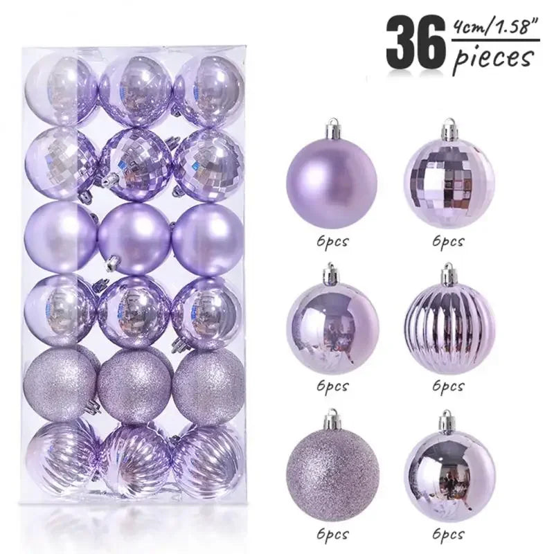 Unbreakable Christmas Ball Ornaments Set - Festive Decor - Image 23