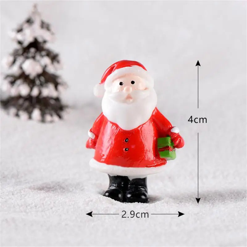 Festive Mini Resin Santa, Snowman & Elk Ornaments - Image 24