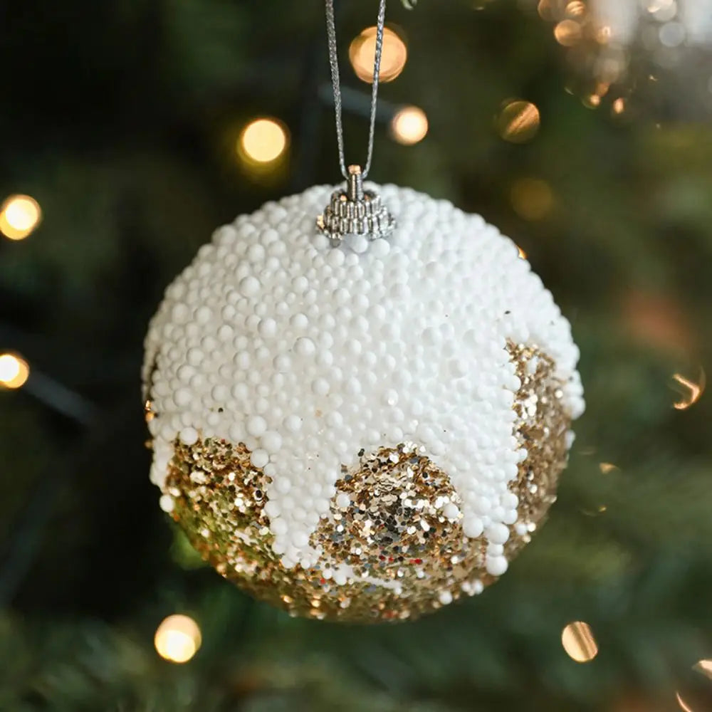Colorful Shatterproof Foam Sequin Christmas Ornaments - Image 13