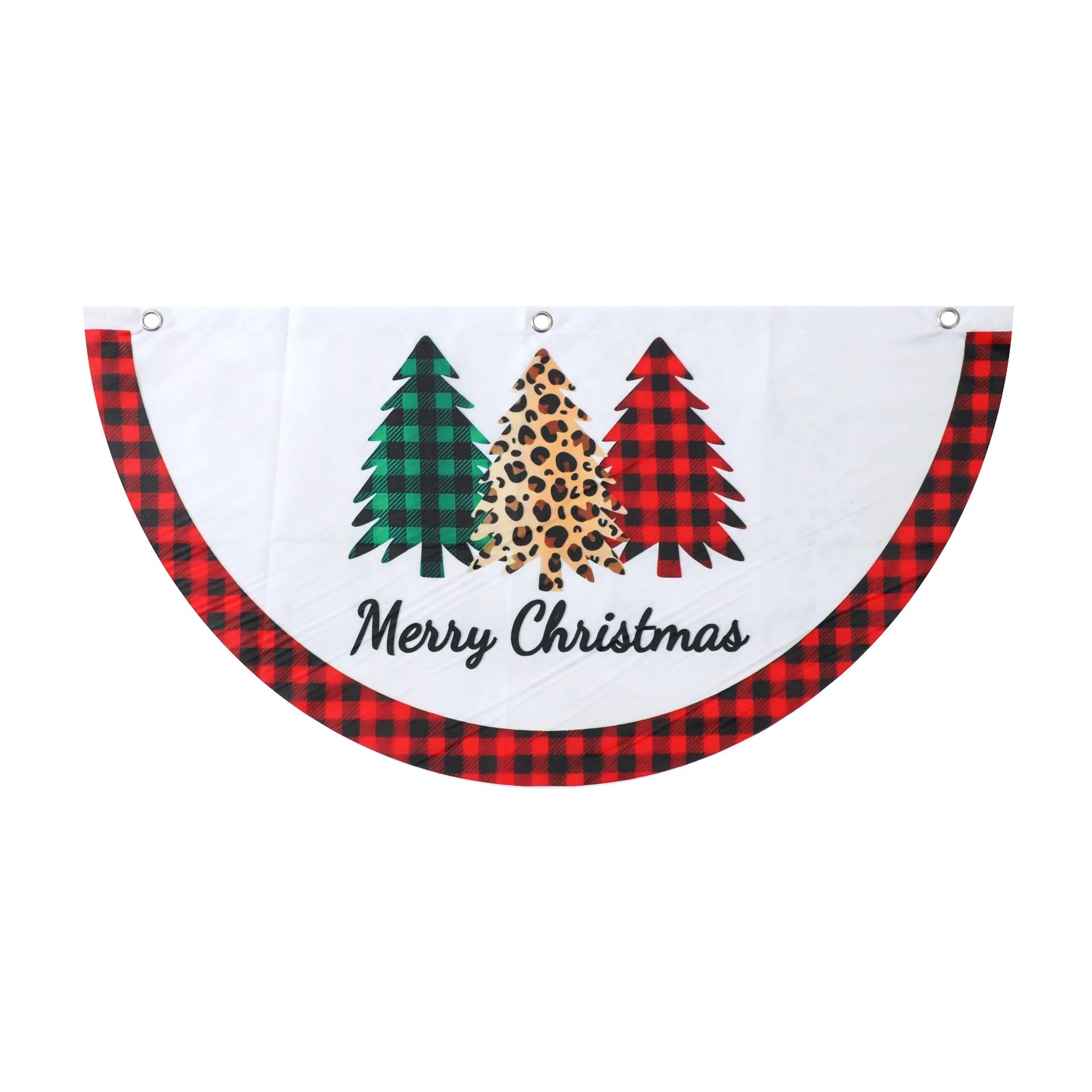 Festive Gnome & Snowman Christmas Fan Flag Decor - Image 11
