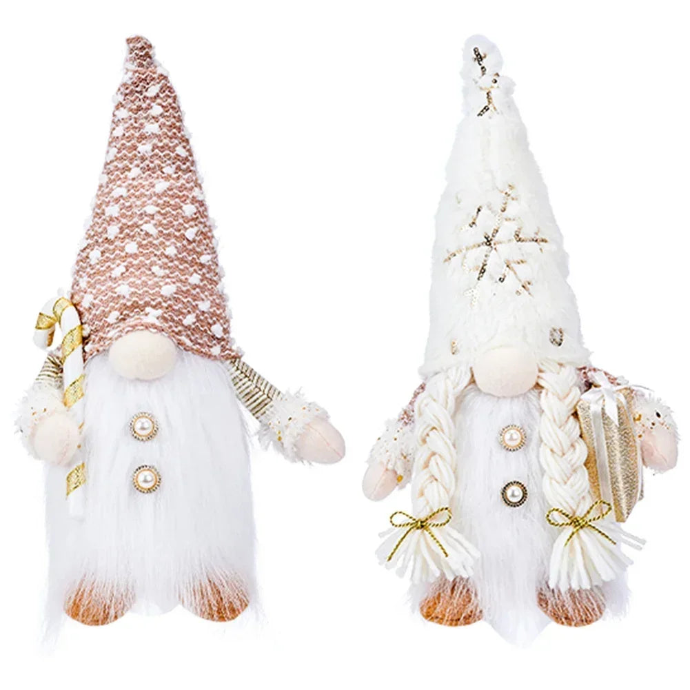 Charming LED Gnome Plush Christmas Decor Pendant - Image 10