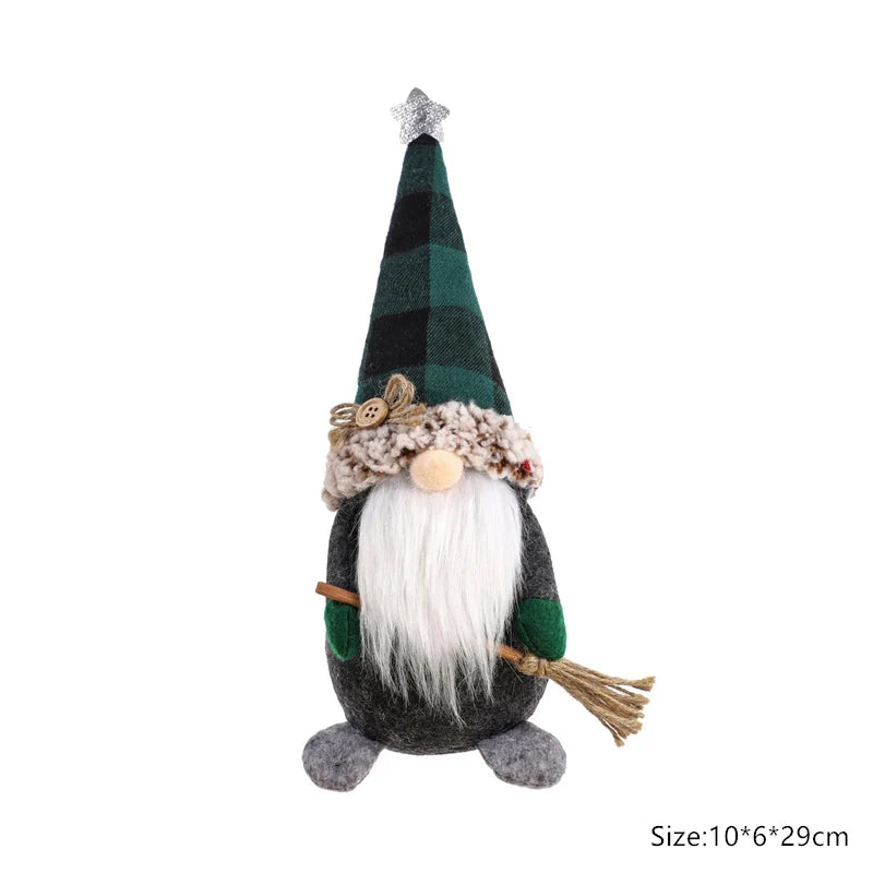 Charming Faceless Gnome Doll for Festive Cheer - Image 24