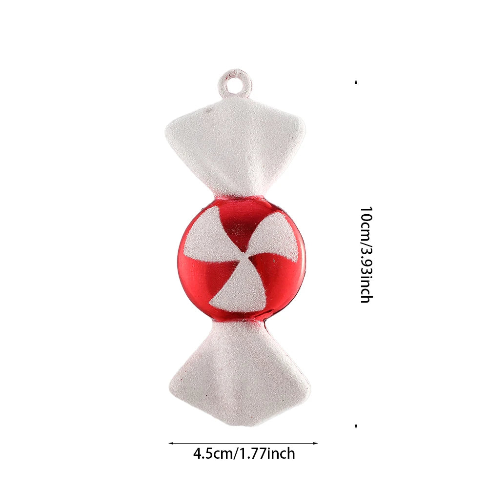 Festive Large Candy Cane Christmas Tree Ornament - Image 2