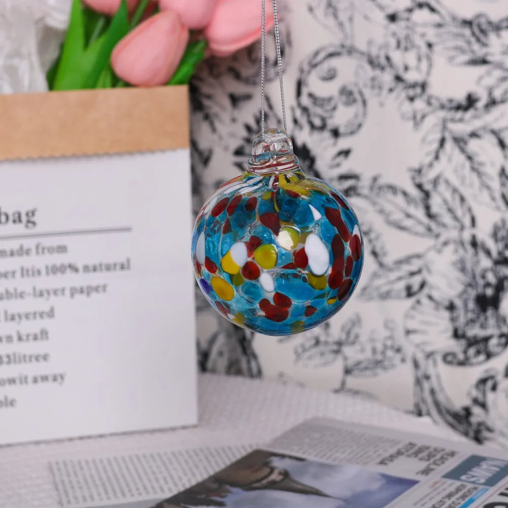 Colorful Hand-Blown Christmas Ball Ornaments - Tree Decor - Image 23