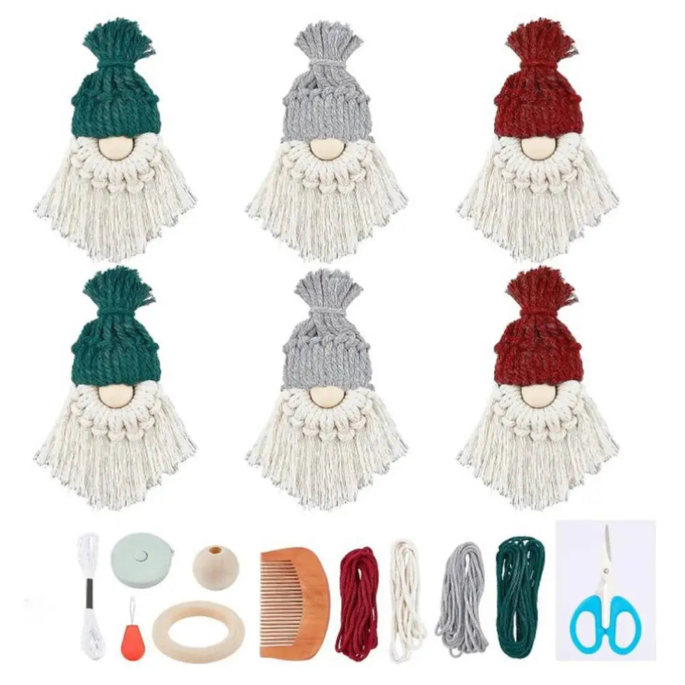 DIY Macrame Christmas Ornaments Kit for Beginners - Image 5