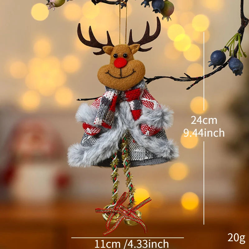 Charming Pink Christmas Doll & Animal Ornaments - Image 40