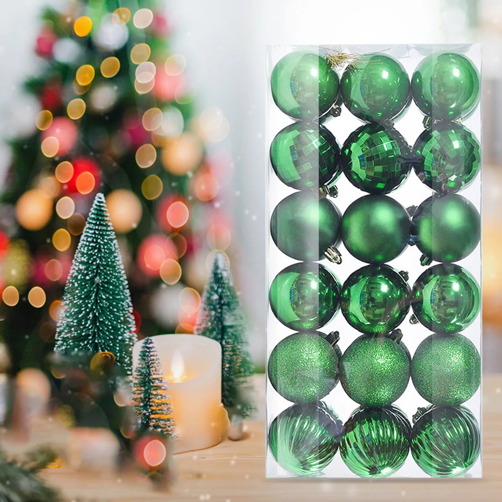 Shatterproof Christmas Ball Ornaments - Festive Tree Decor - Image 10